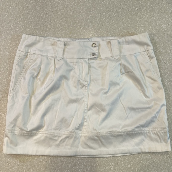 United Colors of Benetton Skirt Sz 42 White - Picture 1 of 8